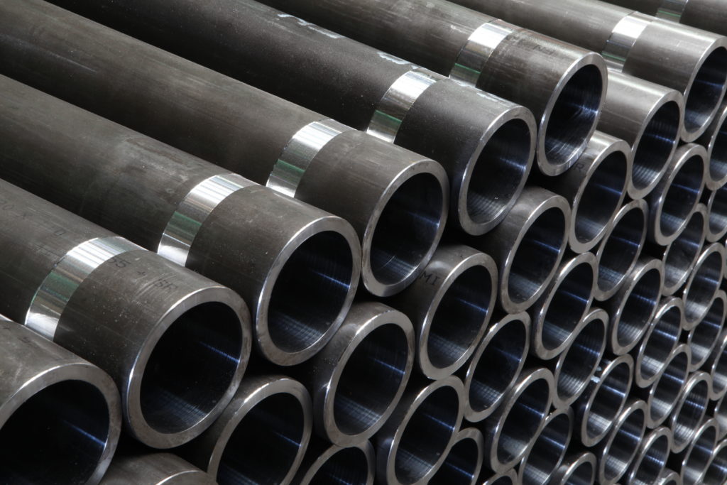 Raw materials - steel tubes